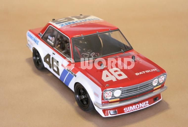 10 RC CAR ABC HOBBY GENETIC DATSUN 510 BLUEBIRD BRE  READY TO RUN 