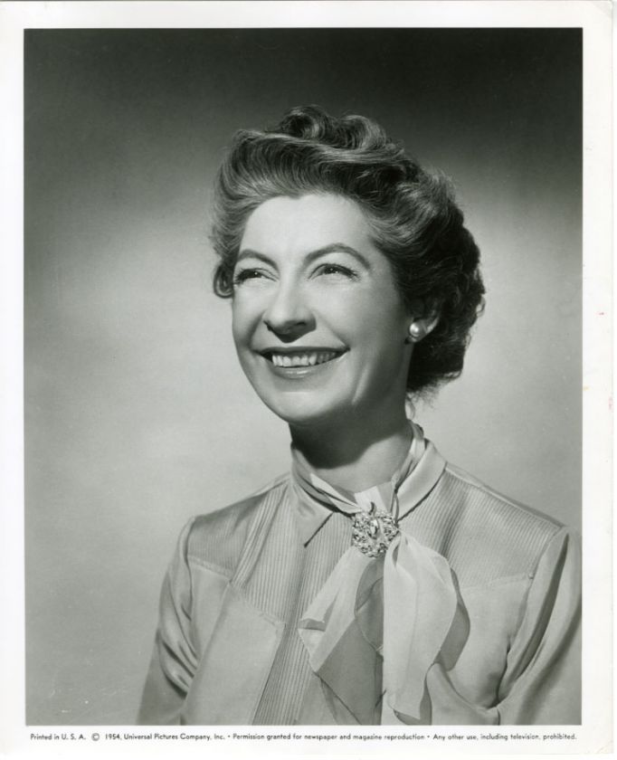  publicity still, date stamped April 1954 on the reverse. The photo 