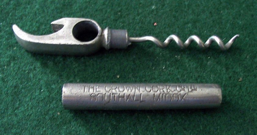 ADVERTISING ENGLISH PICNIC CORKSCREW AND OPENER  