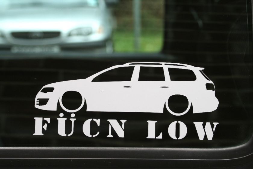 vw Passat R36 /TDi B6 estate Fukn Low sticker  