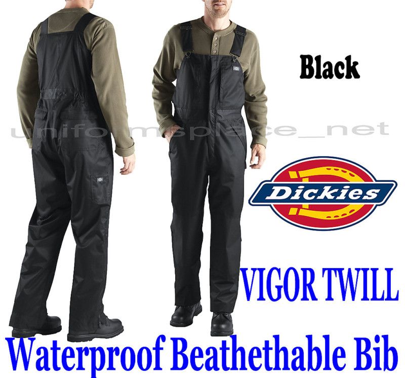 Dickies Vigor Twill WATERPROOF BREATHABLE BIB Overall INSULATED LINED 