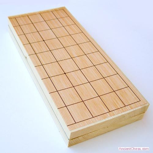 SHOGI (JAPANESE CHESS) HIGH QUALITY STUDY SET   FOLDING LAMINATE BOARD 