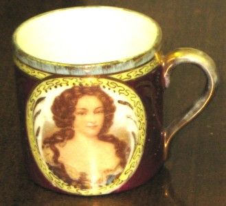 Antique Royal Vienna Austrian Beehive Porcelain Cup  