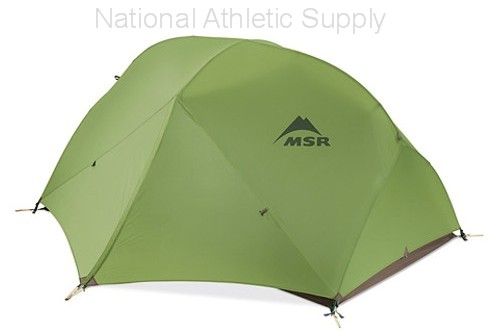 MSR Hubba Hubba Tent 2 Person Lightweight Shelter Green 040818051443 