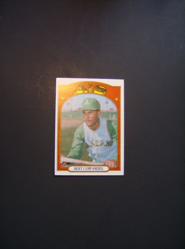 1972 Bert Campaneris Oakland Athletics   Topps #75  