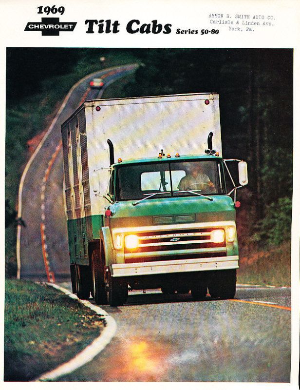 1969 Chevrolet Tilt Cab Series 50 Truck Sales Brochure  