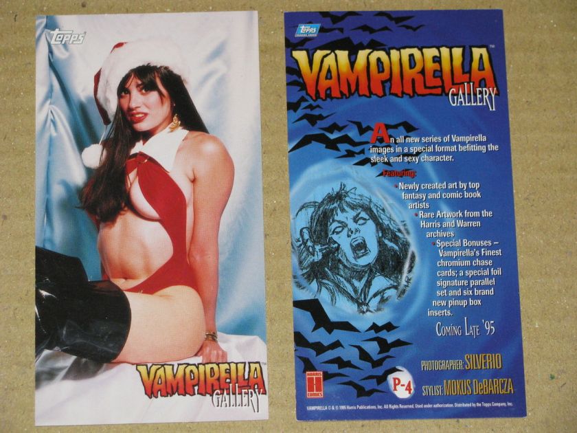 Vampirella Gallery Promo Card lot of 2 Different Promo Cards P4 and P6 