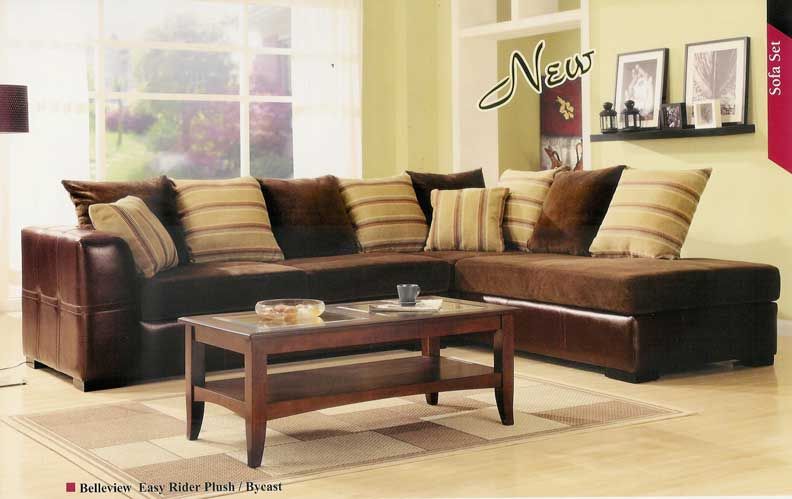 material utm 2 pcs microfiber sectional sofa set include 1 sofa 1