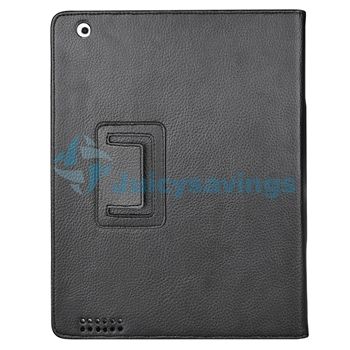   Blk Leather Case+Screen Gurad+Stylus+Headset For iPad 2 3G Wifi  