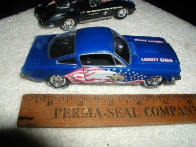 PAIR OF CARRERA SLOT CARS 1/32 CORVETTE & MUSTANG PARTS OR RESTORE 