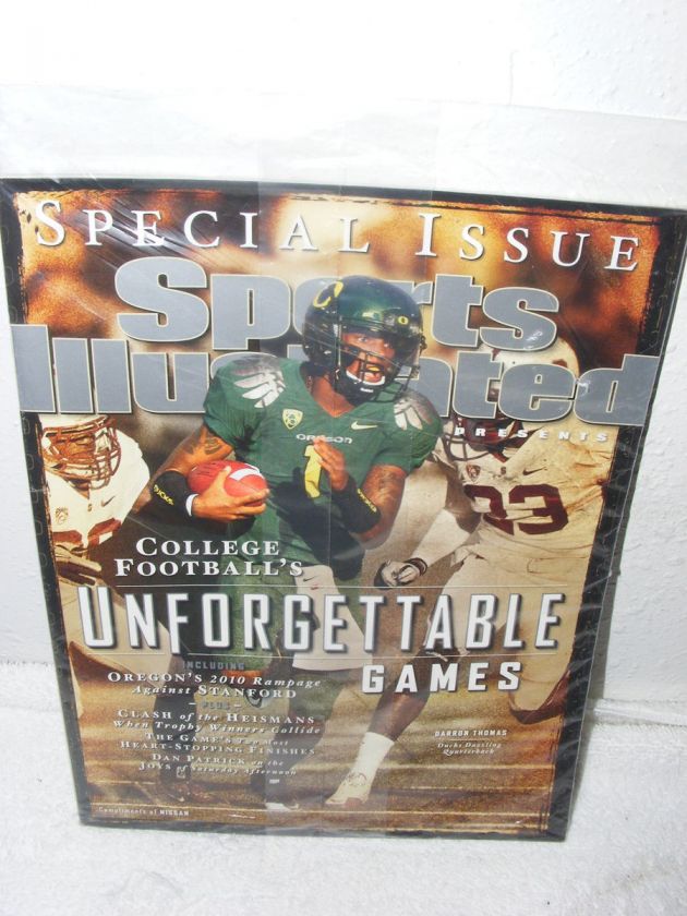   Special Issue Unforgettable Games Oregon Ducks USC Trojans  