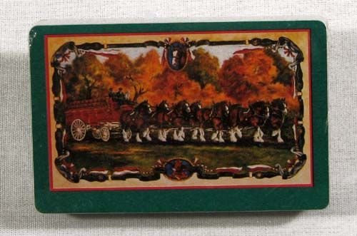 Anheuser Busch Budweiser Clydesdales Playing Cards  