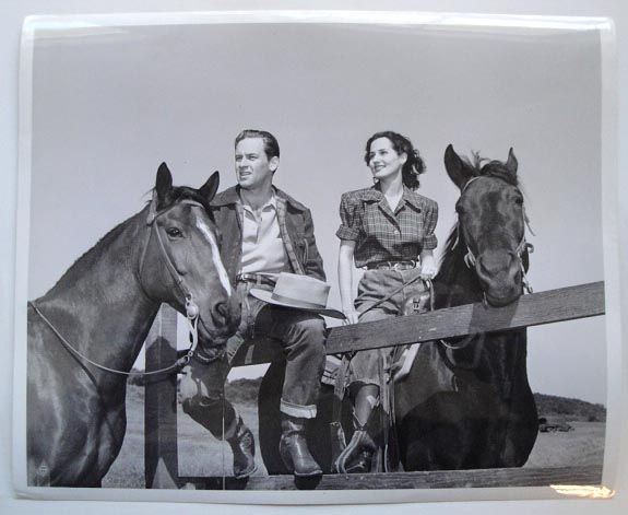 WILLIAM HOLDEN Wife BRENDA MARSHALL Scotty Welbourne Stamped CANDID 