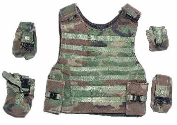 Jim USMC Force Recon Vest w/ 4 Pouches 16 Dragon  