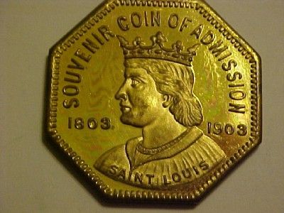 1904 LOUISIANA PURCHASE SOUVENIR # 28902 ST. LOUIS, MISSOURI WORLDS 