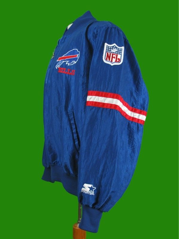 Vintage BUFFALO BILLS STARTER PULLOVER JACKET L  