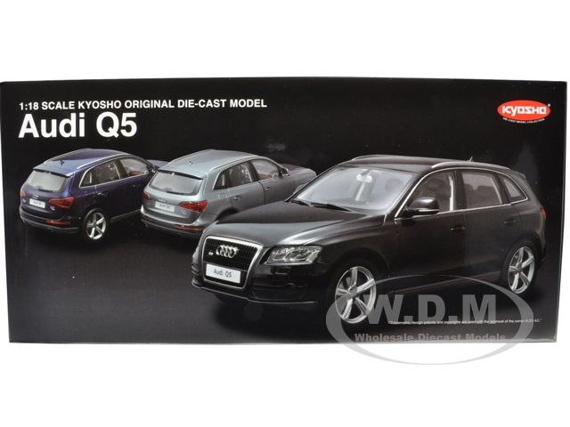 AUDI Q5 PHANTOM BLACK 1/18 KYOSHO DIECAST MODEL CAR  