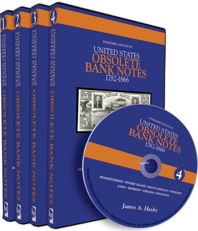 Standard Catalog Of U.S. Obsolete Bank Notes 4 Cd Set  