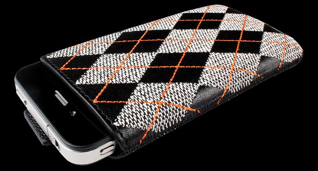 SENA APPLE IPHONE 4S ARGYLE LEATHER CASE  