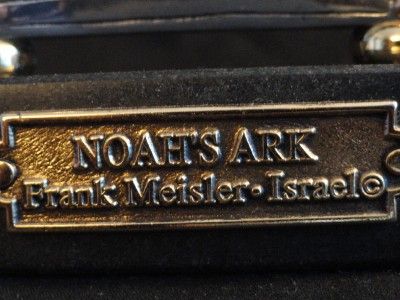 Frank Meisler Judaica Sculpture Noahs Ark on Marble base  