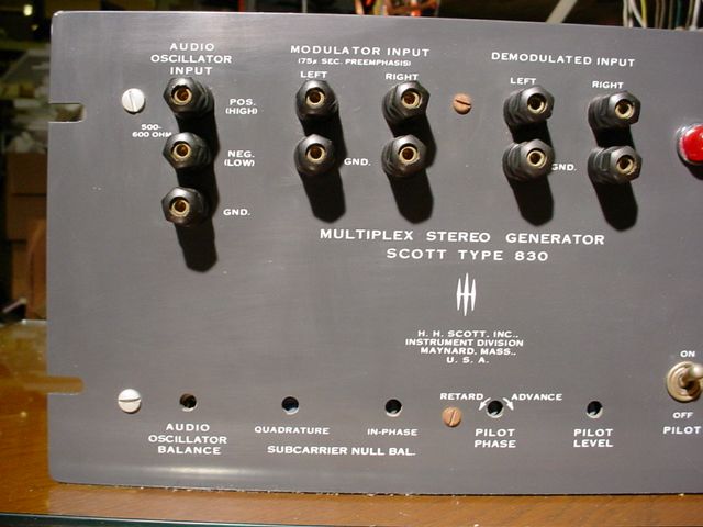 Rare HH Scott Type 830 Multiplex Stereo Generator  