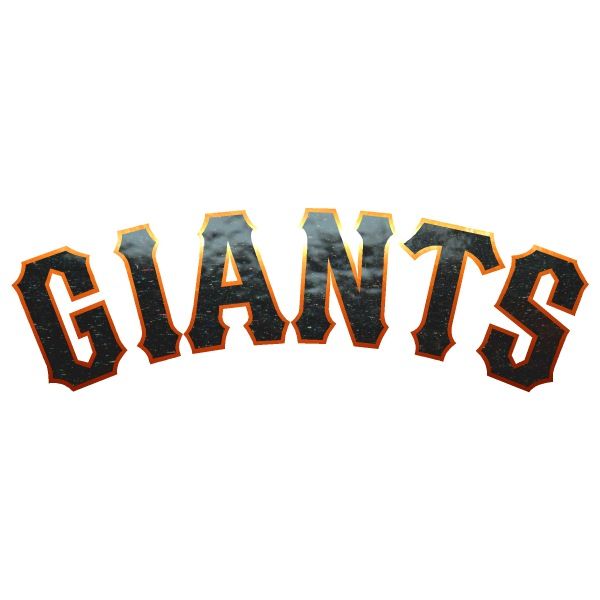 San Francisco Giants 2 Color Metallic Car Sticker Decal  