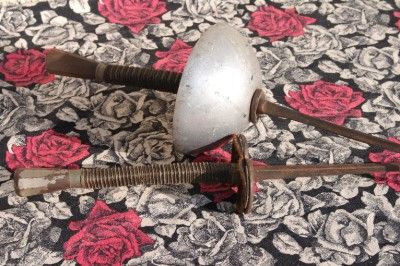 Antique French Fencing Swords, With Makers Mark, 19th Century, Very 