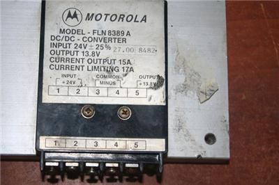 MOTOROLA FLN 8389 A DC/DC   CONVERTER  