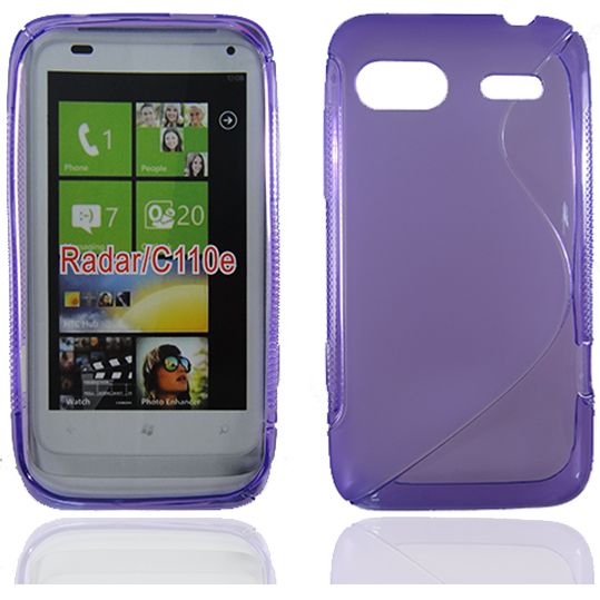 5x TPU Soft Gel Skin Case Cover Pouch Film Protector For HTC Radar 