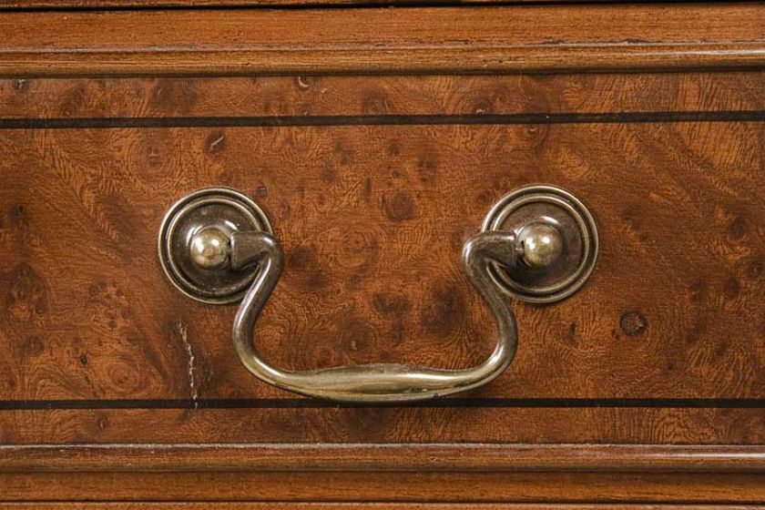 Antique Style Elm Bachelors Bedside Chest of Drawers  