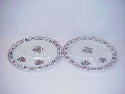 ANTIQUE BAKEWELL BROS. HANLEY ENGLAND DIVIDED PLATES 2  