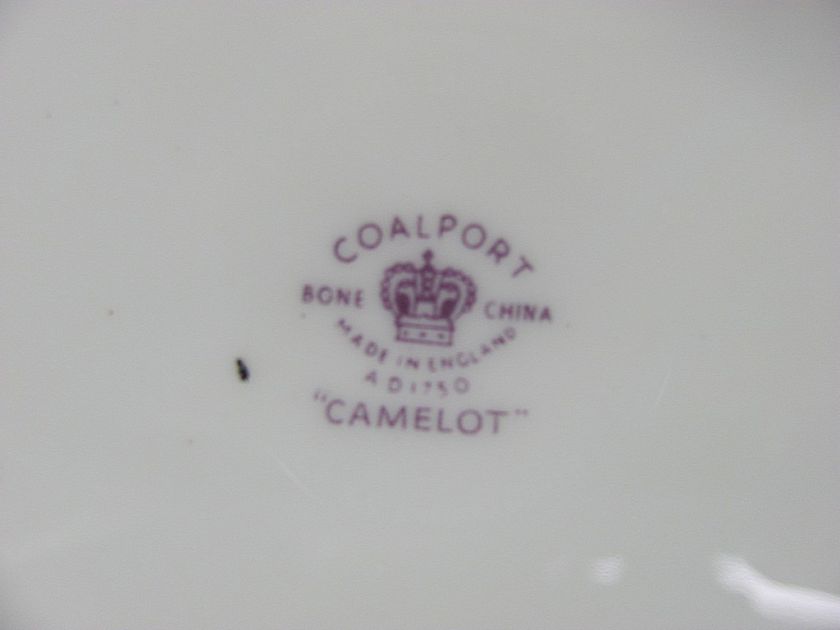 12pc Coalport China Camelot Salad, Bread&Butter Plates  
