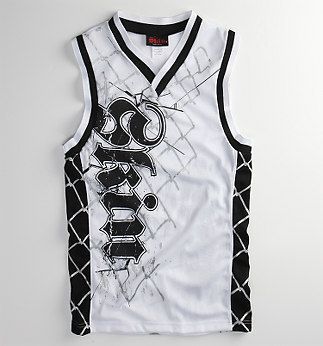 SKIN INDUSTRIES CAGE JERSEY TANK TOP BASKETBALL MENS NEW $35  