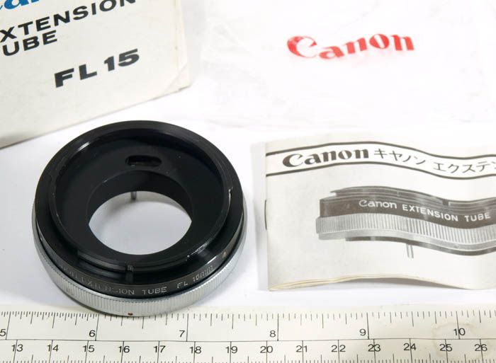 Canon FL15 Extension Tube For Canon FD Film SLR  