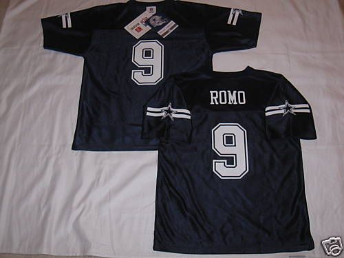 NEW Dallas Cowboys TONY ROMO Kids Youth Boys Girls Jersey Navy Blue 