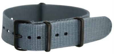   SOLID GREY Nylon NATO Military WATCH BAND G 10 Strap FITS ALL  