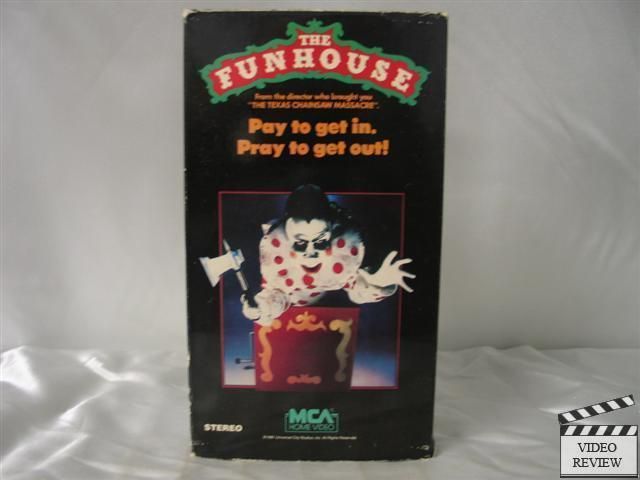 Funhouse, The VHS Eilizabeth Berridge, Kevin Conway  