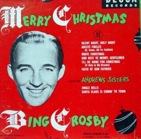 BING CROSBY merry christmas 4 EP mint  vinyl DECCA 9 65  