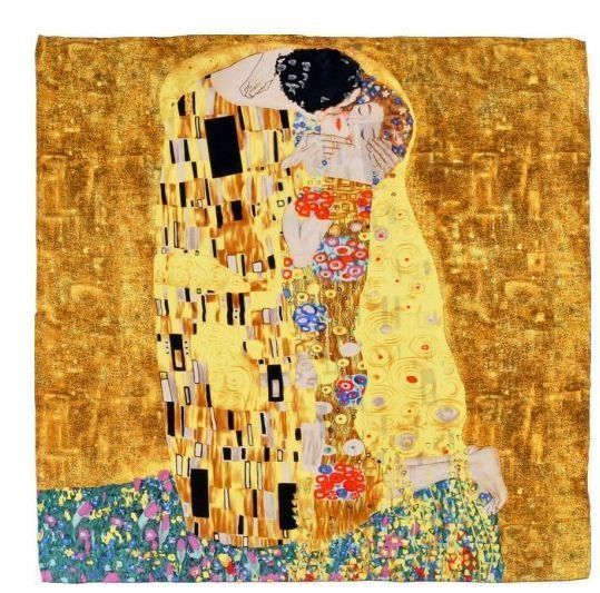   Oil Painting Scarf Wrap Gustav Klimts The Kiss for VALENTINES DAY