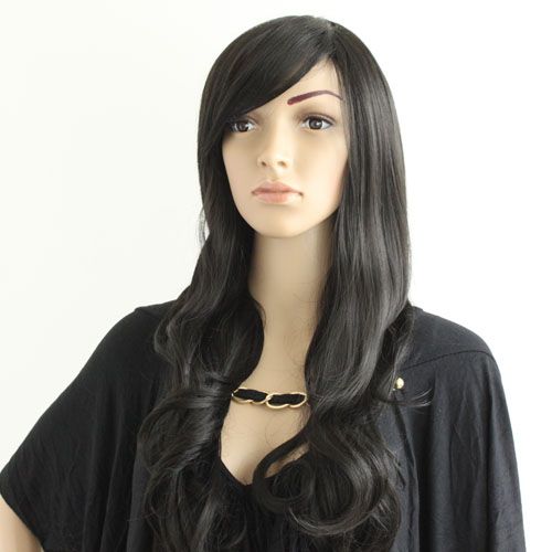 new womens long full curly/wavy hair wig fashion fp718  