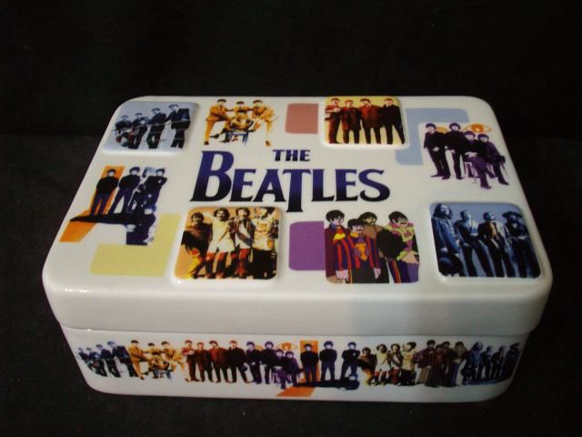 THE BEATLES 2000 CERAMIC COLLECTOR MINI BOX MIB #A4180  