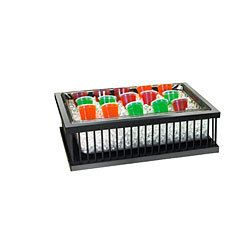 CAL MIL MULTI PILLAR BEVERAGE TUB ICE HOUSING, ABS BODY  