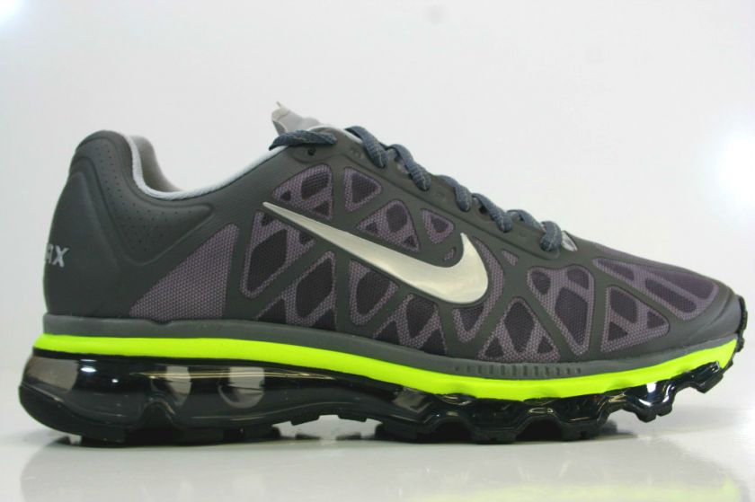 NIKE AIR MAX 2011 GS BIG KIDS SZ 5 7Y GRADE SCHOOL GRAY SILVER LIME 