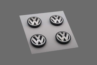 VW Wheel Center Cap Set of 4 1J0 601 171 Golf Jetta Bora Polo Passat 