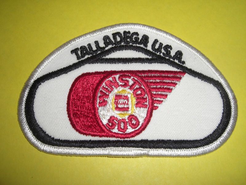 Vintage 1980s TALLADEGA Nascar Winston 500 Patch  