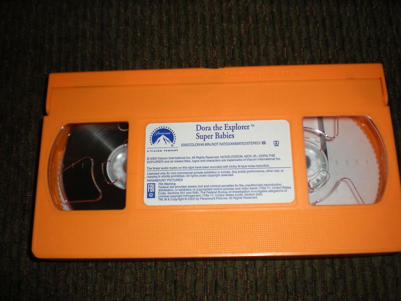 Dora the Explorer   Super Babies VHS 2005 Cartoons Kids 097368774131 