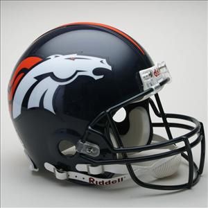 DENVER BRONCOS NFL Football Helmet FREE CUSTOM FACEMASK  