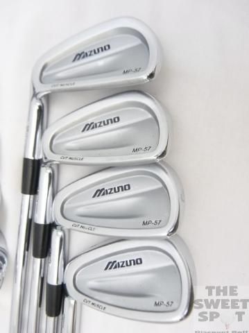 LH Mizuno Golf MP 57 Forged Iron Set 3 PW Steel Stiff Left Hand  