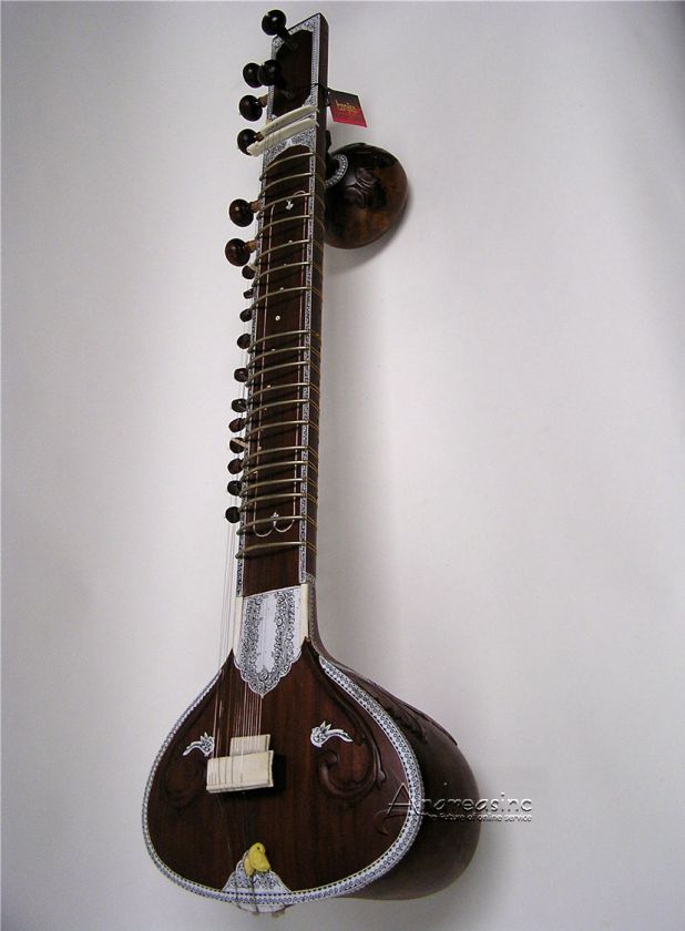 NEW SITAR w/ SOFT NYLON CASE BOOK or CD COMBO   REPAIR NEEDED  