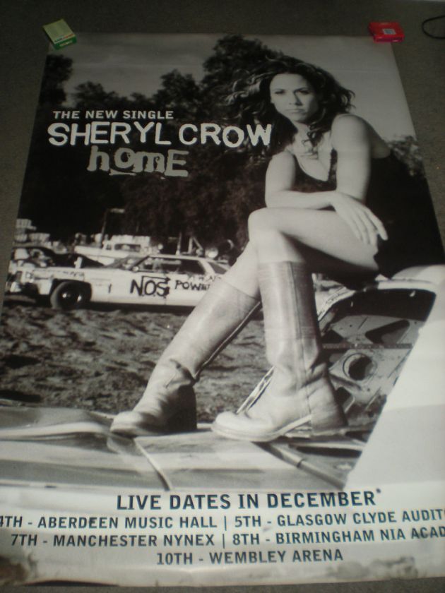 SHERYL CROW   HUGE BRITISH SUBWAY POSTER   40 x 60  